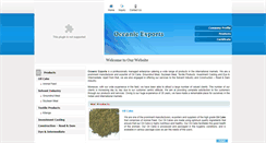 Desktop Screenshot of oceanicexports.com